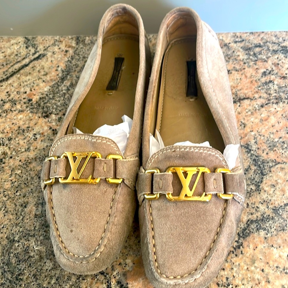 Louis Vuitton Suede Loafers - Picture 1 of 8